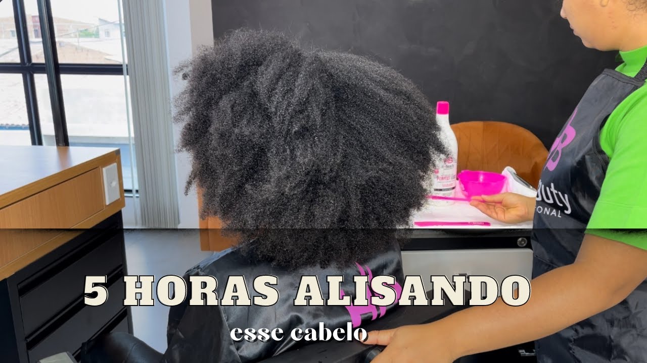 PASSEI 5 HORAS ALISANDO ESSE CABELO - DEU MUITO TRABALHO ALISAR ESSE CABELO - SELAGEM PERFECT LISS