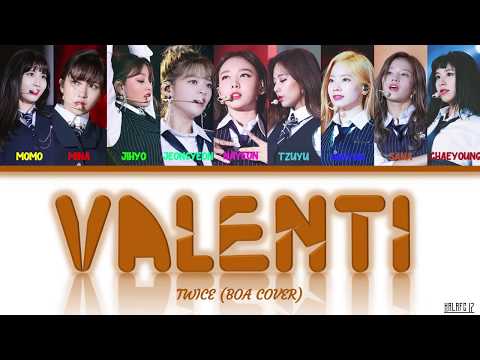 Twice (트와이스) - Valenti [Boa Cover] Lyrics/가사
