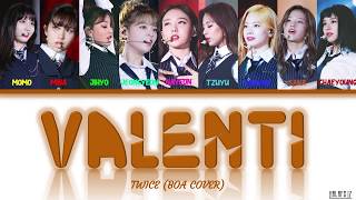 Download Lagu Twice (트와이스) - Valenti [Boa Cover] Lyrics/가사