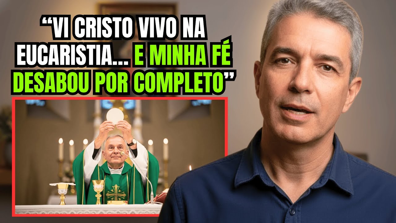 ESTREMECEDOR: Vi o rosto de Cristo na hóstia consagrada… minha vida adventista terminou ali