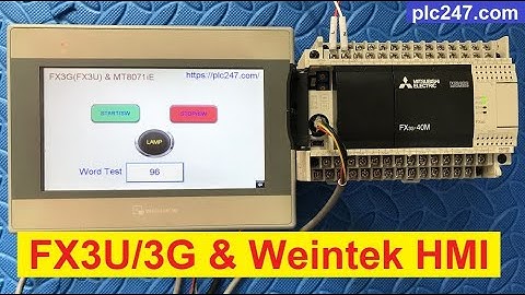 FX3U/FX3G & Weintek MT8071iE Connection Tutorial