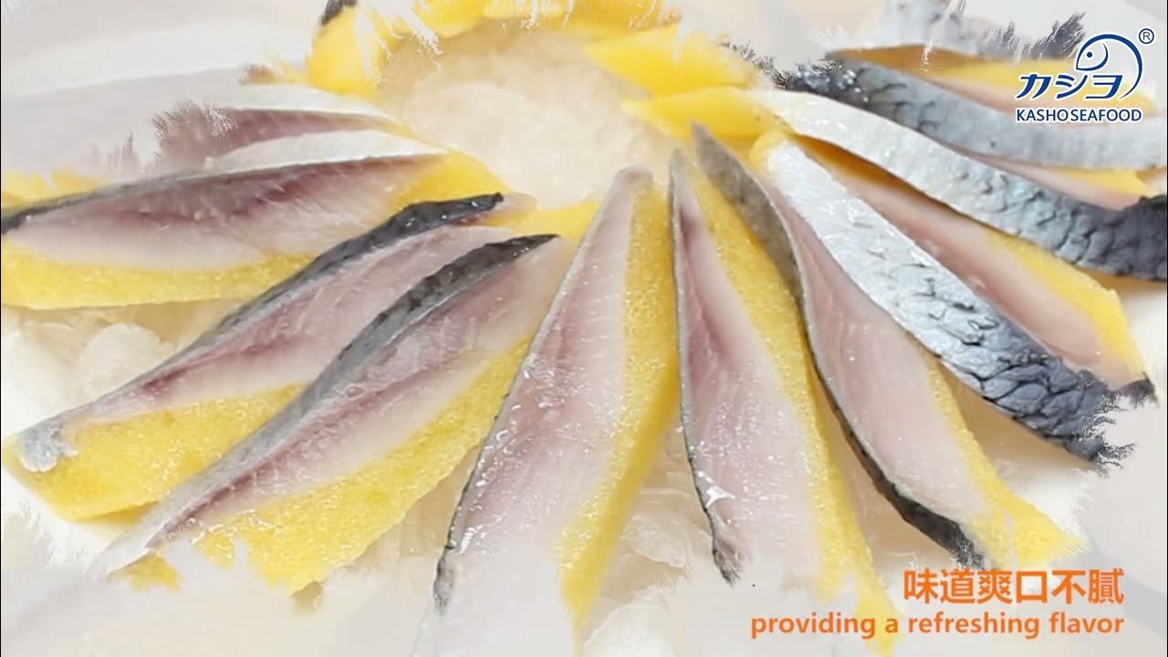 Frozen seasoned herring with capelin roe——KASHOSEAFOOD YouTube