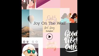 DIY POSTER KIT, ROOM DECOR, GIRL GANG WALL ART