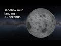 KSP Sandbox Mun Landing speedrun in 0:21 [Former WR]