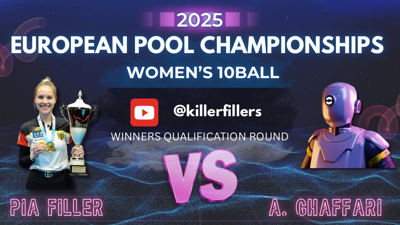 PIA FILLER vs ALARA GHAFFARI | 2025 EC WOMEN‘S 10BALL | WQ