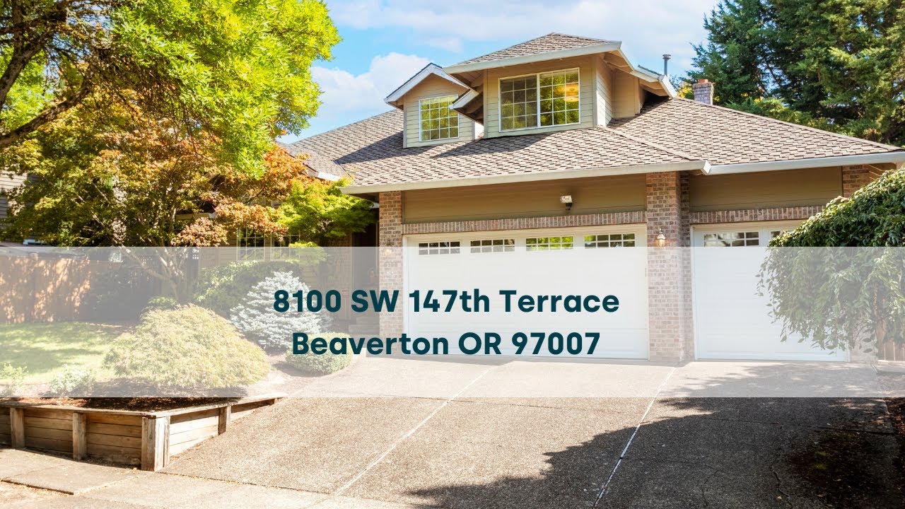 Peak Realty Presents: 8100 SW 147th Terrace, Beaverton OR 97007