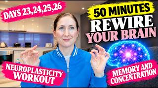 50-Min Cognitive Brain Exercises for Faster Brain, Better Memory, Concentration & Focus