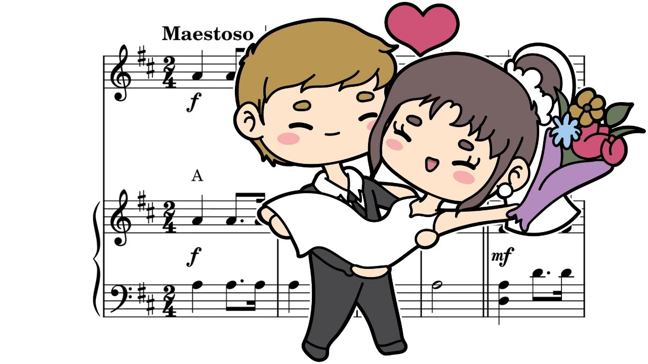 VIOLIN & PIANO Sheet Music | Wedding March (Bridal Chorus) by Wagner