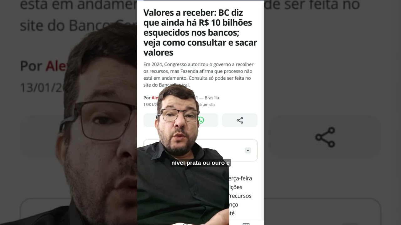 🚨 R$ 10 BILHÕES ESQUECIDOS nos bancos! Seu dinheiro pode estar aí! 💰🔍