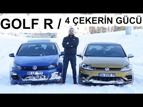 Gof 7.5 R ve Golf 6 R İle Karlı Trabzon Yaylalarına Tırmanış | Golf R İnceleme Videosu