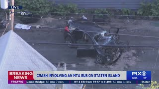 Crash involving MTA bus on Staten Island