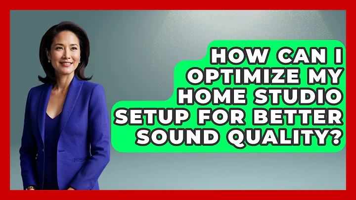 How Can I Optimize My Home Studio Setup for Better Sound Quality? | Music Producer Mastery News