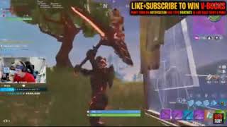 Ninja Makes Crazy Plays With New Quadcrasher Fortnite Op & Funny Moments 5