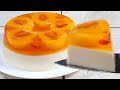 Si tienes duraznos prepara esta gelatina rellena de 3 leches 🍑 / Cocina con Jenny