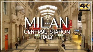 Milan Central Train Station 4K Milano Centrale Train Station Tour Railway by Wonderliv Travel 2,220 views 8 months ago 2 minutes, 31 seconds