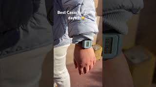 Casio f-91ws-2 blue perfect match for sunny days #casio #f91ws2 #watch
