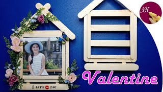 Khung hình que kem làm quà tặng / Picture frame gift for / Handmade Hoa Cỏ May - hướng dẫn screenshot 5