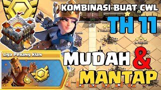 REKOMENDASI PASUKAN TH 11 QUEEN WALK MINER HOG DAN BOWLER RECALL GAMPANG BANGET - CoC Indonesia