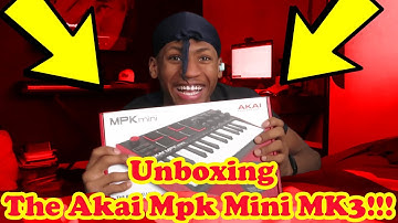 UNBOXING AKAI MPK MINI MK3!!! (Best Midi Controller!)