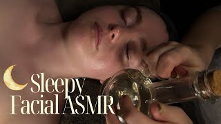 ASMR Facial for you, Sleepy Head! 🌙 💫 