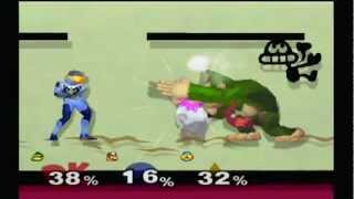 Super Smash Bros. Melee: 3 Player battles #12 Unwilling Help