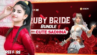 RubLies & Clarx - Erase | Free Fire Highlights | Rube Bride Bundle Free Fire | Best Female Bundle FF
