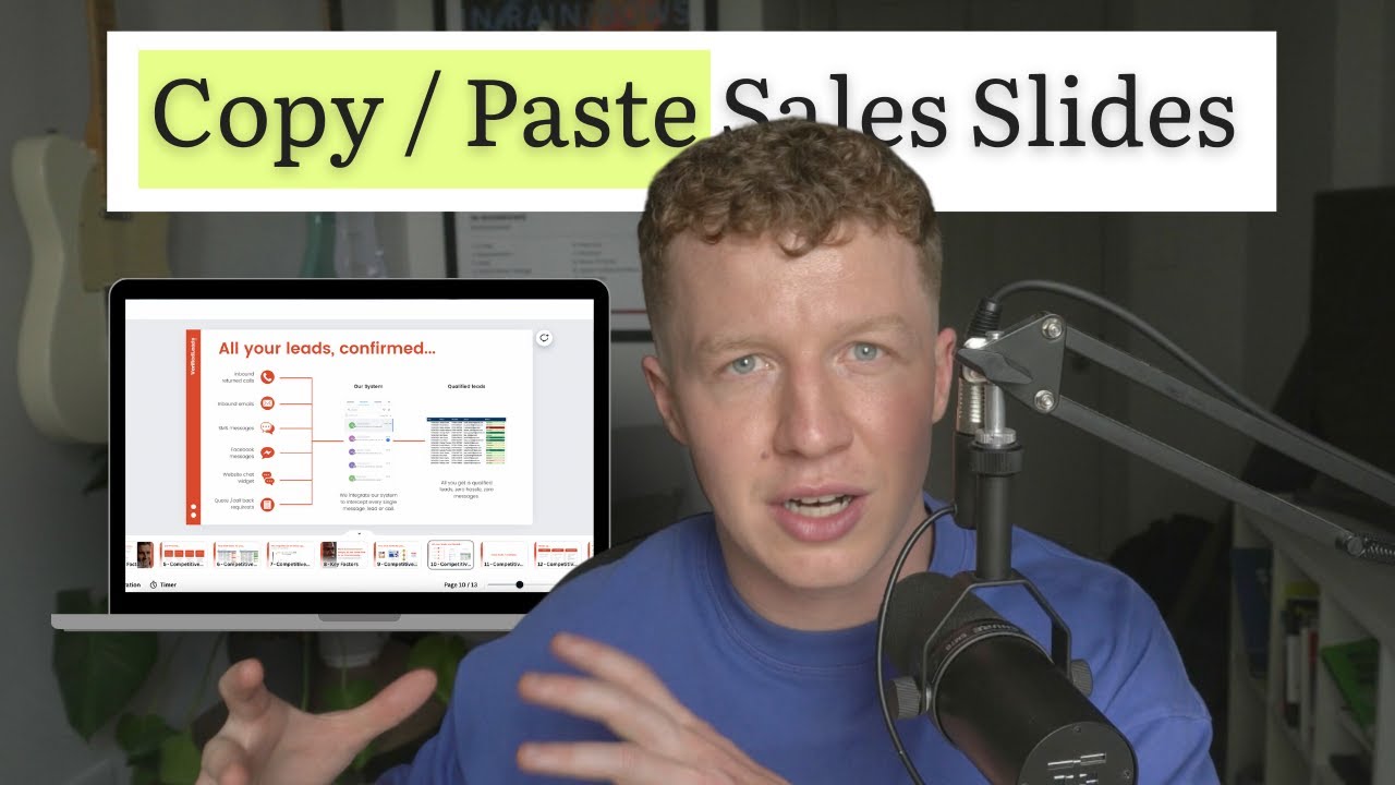 How To Sell Leads To A Business (Copy/Paste Slides) - YouTube