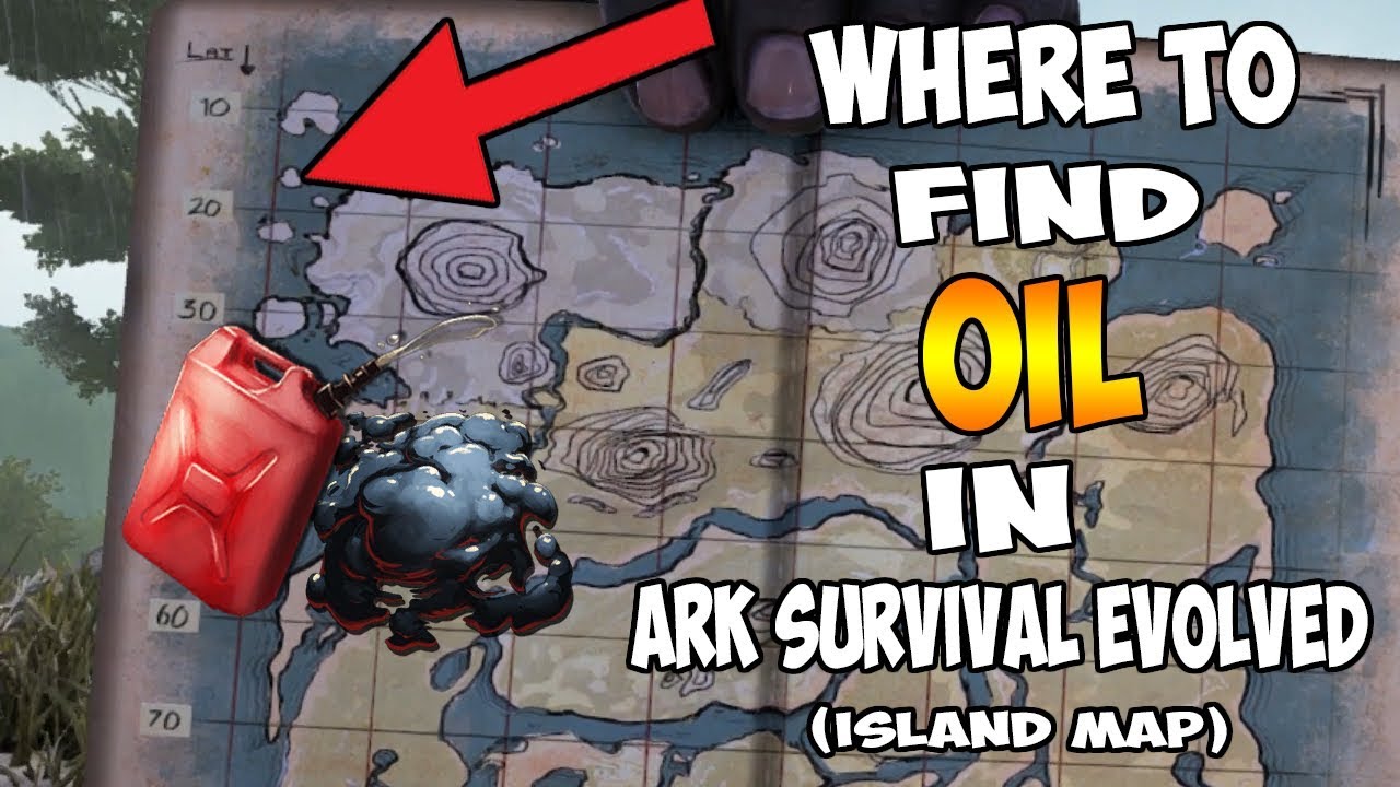 Best Place To Get Organic Polymer On The Island Map In Ark Survival Evolved Youtube