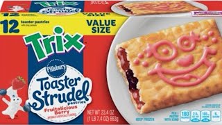 Trix Toaster Strudel Review ( Fruitalicious Berry)