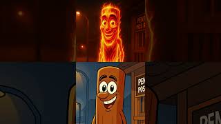 Brainrot Fire Version Vs Cartoon Version