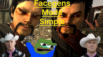 Fallout New Vegas Geck + Geck Extender Facegen tutorial