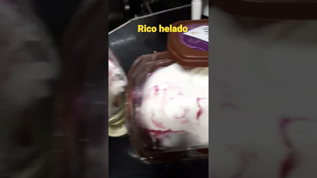 HELADO BATIDO DE YOGUR DE MORA