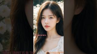 Fashion Sketch Comes to Life: Beautiful Girl in White Dress Amidst Daisy Blooms via AI #ai #youtube