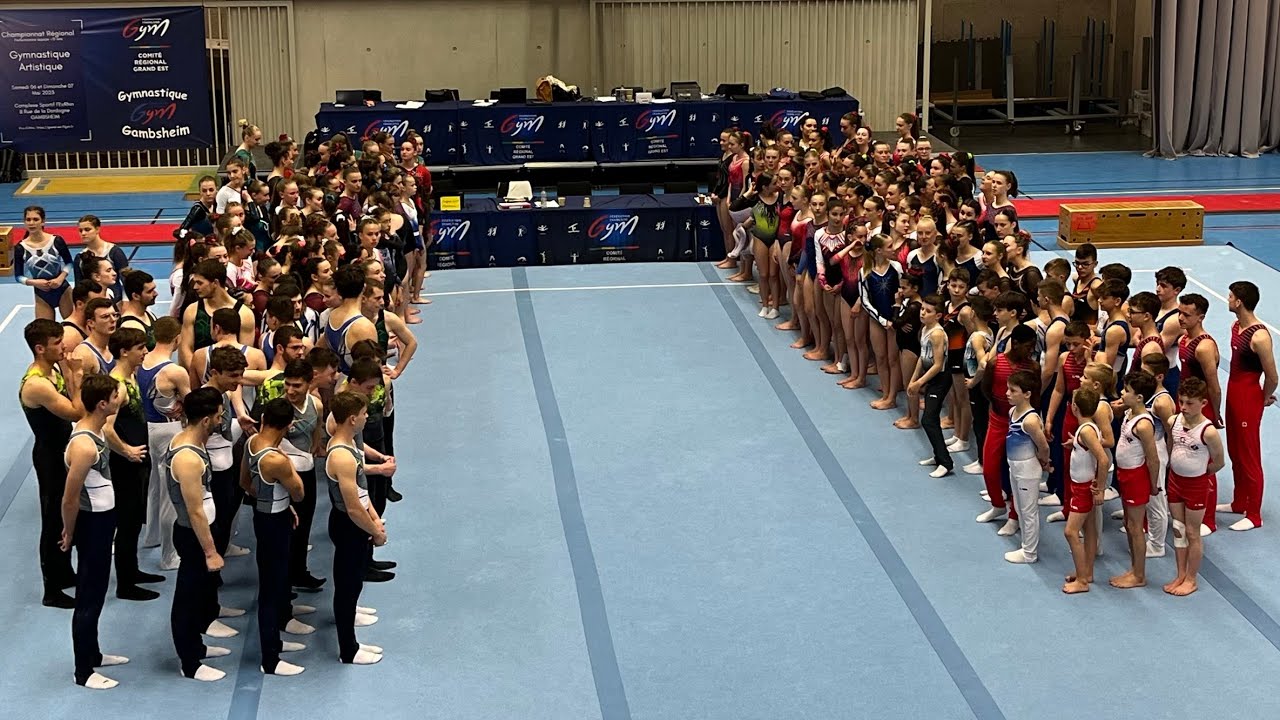 Championnat du Grand Est 2023 à Gambsheim en équipes performance National 10ans et +