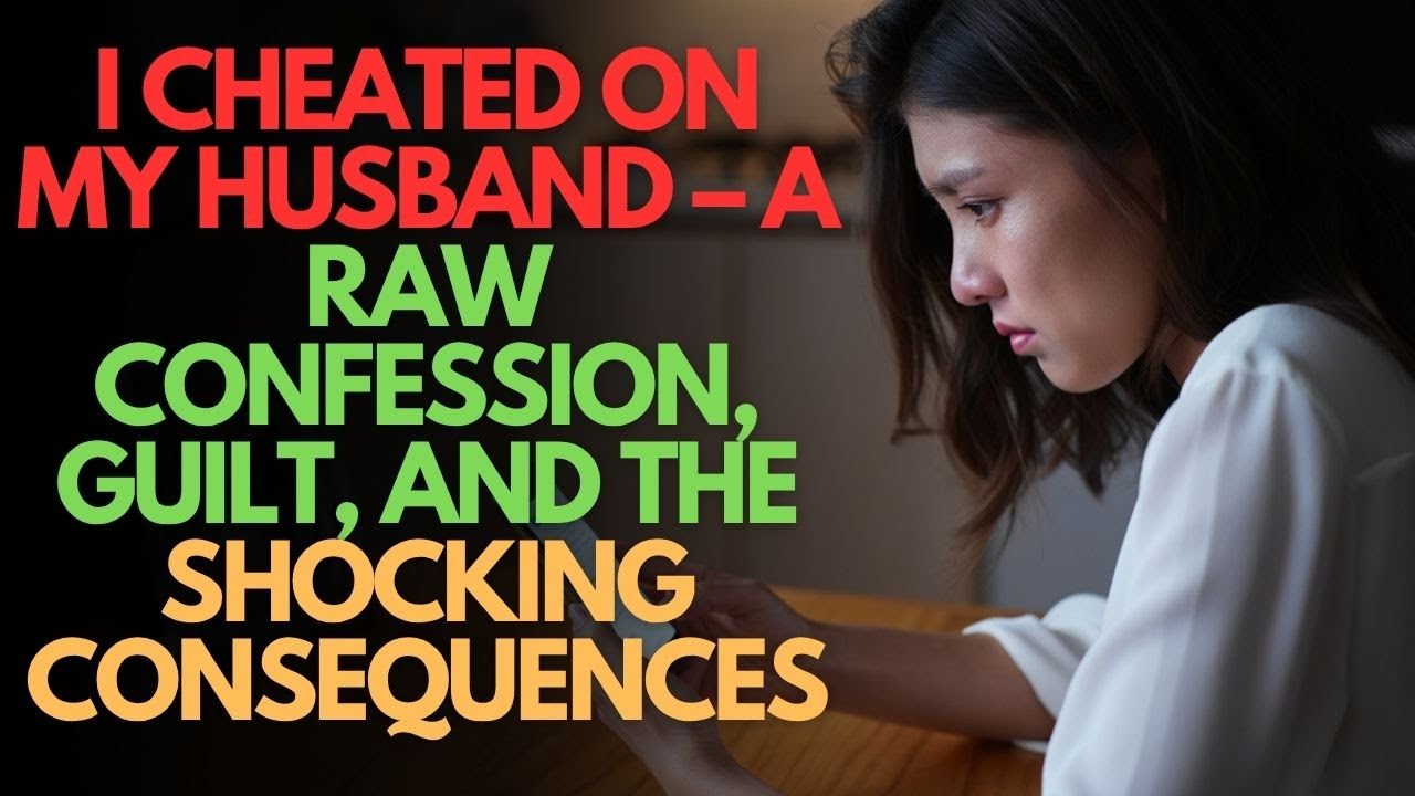 I Cheated on My Husband A Raw Confession, Guilt, and the Shocking