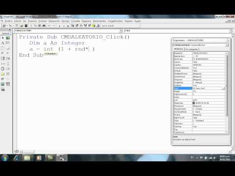 GENERACIÓN DE NÚMEROS ALEATORIOS EN VISUAL BASIC 6.0