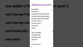 Cs609 assignment solution