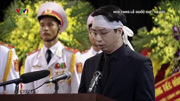 Con trai Chủ tịch nước Trần Đại Quang phát biểu đáp từ xúc động