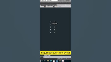 Numbers sequence quickly in autocad #autocad #sequence #number