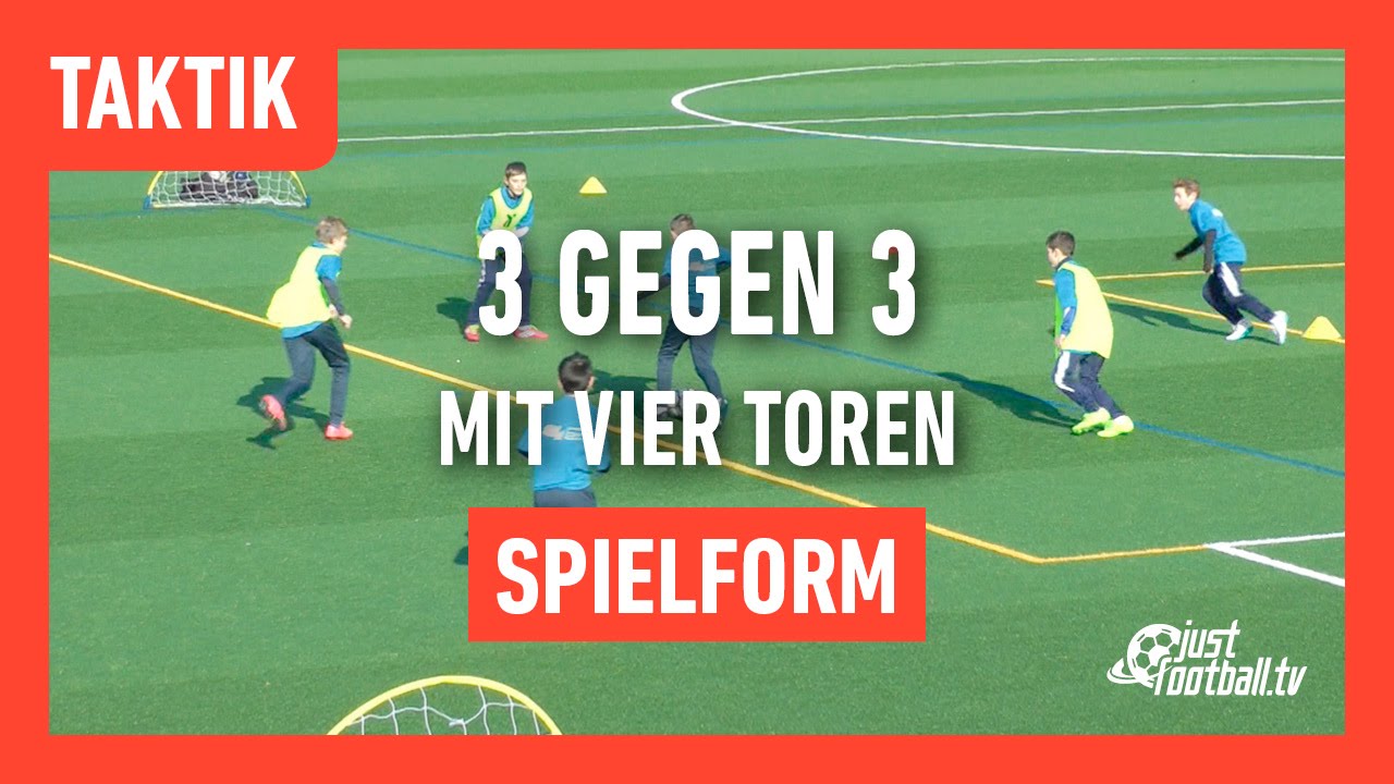 Fussballtraining 3 gegen 3 Spielform Taktik YouTube Fussballtraining 3 gegen 3 Spielform Taktik YouTube
