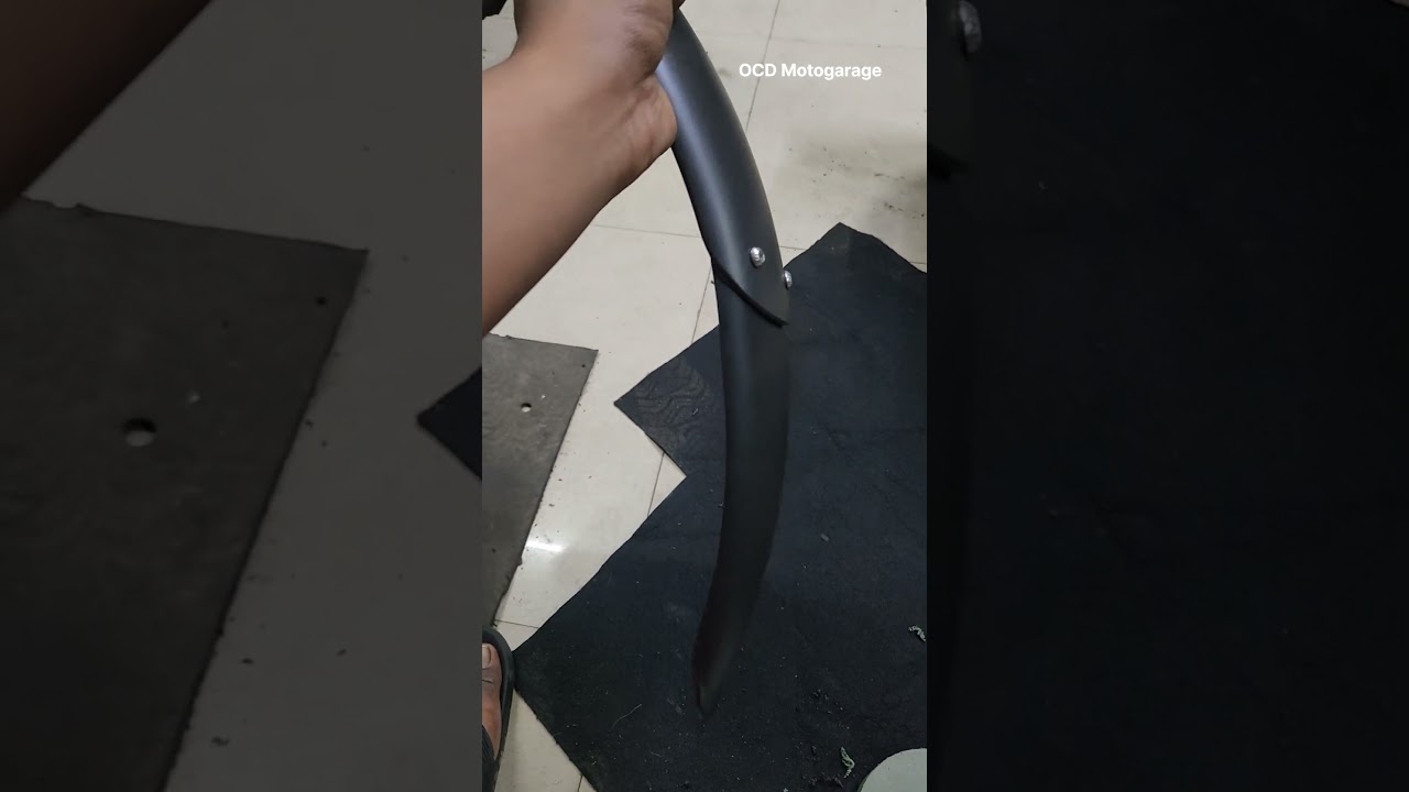 2024 Honda CB350 RS Front Fender Extender installed