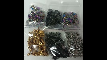 Hexagon socket countersunk head titanium screws