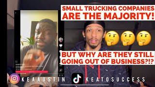 Why Trucking Companies/Owner Operators Go Out of Business…. #REACTION