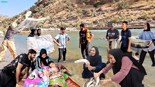 Real nomadic life | Tough challenges, exciting fishing and riverside cooking