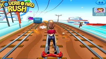 Hoverboard Rush Run Game : Fun Time with Princess!!! Android/iOS Gameplay HD