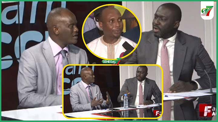 Faram Facce: Débat houleux entre Abdou Karim Fofana et Dr Cheikh Dieng sur l'affaire Barthelemy Dias