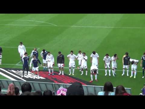11/11/3 名古屋グランパス×セレッソ大阪 試合後選手挨拶