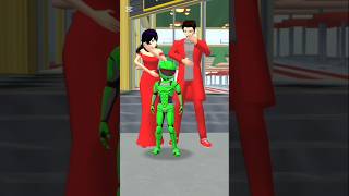 transfermasi yuta dan mew kecil #sakuraschoolsimulator #sakura #trend #ytshorts #gaming #shorts #sss