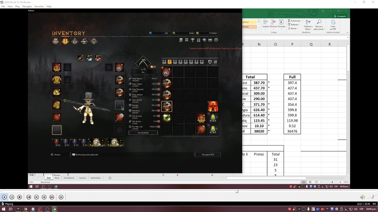 Rakion Latino - Usando Excel para poder Fulear mi Maguito (Facil, Rapido y eficiente)