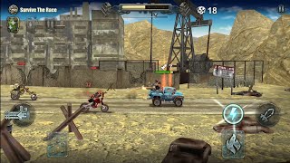 Game balap mobil tembak tembakan Android - Dead paradise car shooter & action gameplay screenshot 2